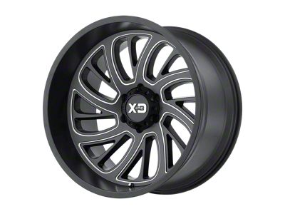 XD Surge Satin Black Milled 6-Lug Wheel; 20x10; -24mm Offset (16-23 Tacoma)