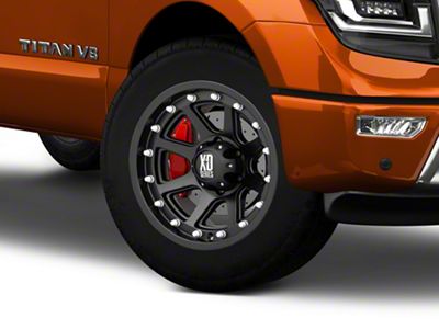 XD Addict Matte Black 6-Lug Wheel; 20x9; 18mm Offset (17-24 Titan)
