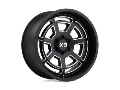 XD Bones Satin Black Milled 6-Lug Wheel; 20x9; 18mm Offset (17-24 Titan)