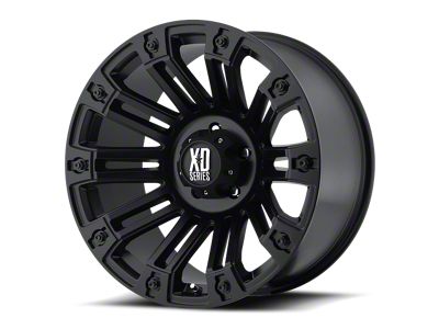 XD Brigade Satin Black 6-Lug Wheel; 20x10; -24mm Offset (17-24 Titan)