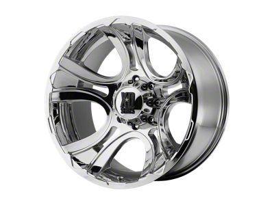 XD Crank Chrome 6-Lug Wheel; 20x9; 0mm Offset (17-24 Titan)