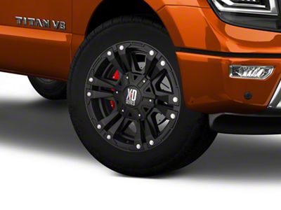 XD Monster II Matte Black 6-Lug Wheel; 20x10; -24mm Offset (17-24 Titan)
