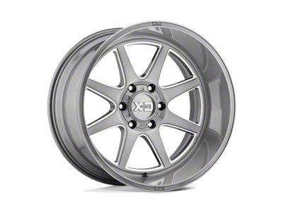 XD Pike Titanium Brushed Milled 6-Lug Wheel; 20x10; -18mm Offset (17-24 Titan)
