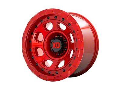 XD Storm Candy Red 6-Lug Wheel; 20x9; 0mm Offset (17-24 Titan)