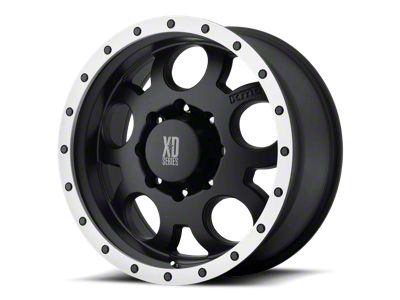 XD Enduro Matte Black with Machined Reinforcing Ring 6-Lug Wheel; 20x9; 18mm Offset (17-24 Titan)