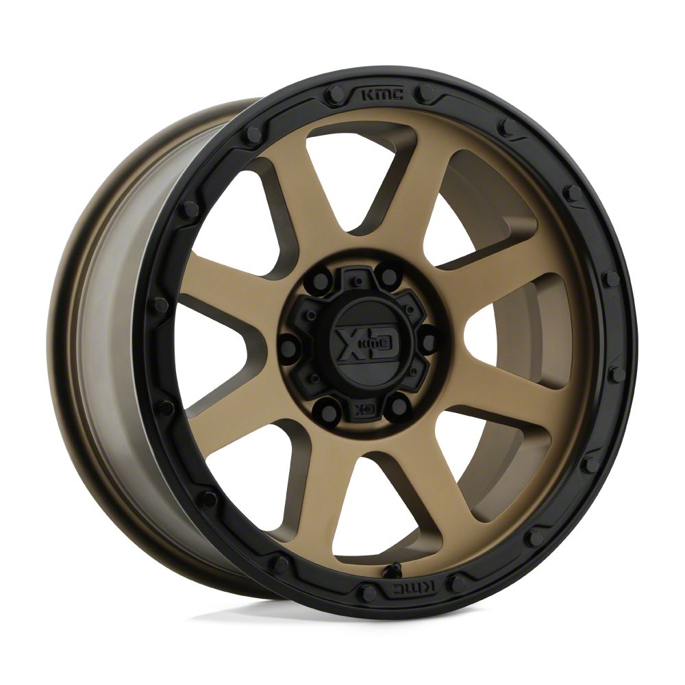XD Titan XD Addict 2 Matte Bronze with Matte Black Lip 6-Lug Wheel ...