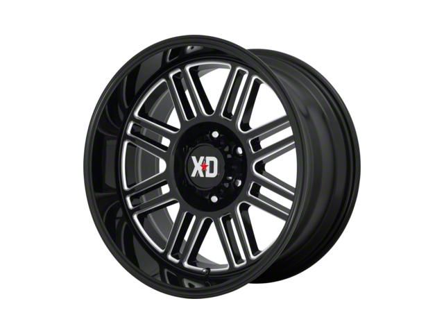 XD Titan XD Cage Gloss Black Milled 6-Lug Wheel; 20x10; -18mm Offset ...