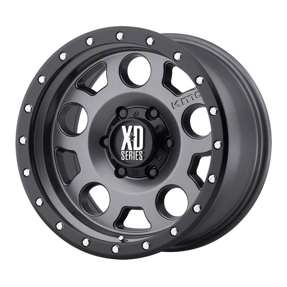 XD Titan XD Enduro Pro Matte Gray with Black Reinforcing Ring 6-Lug ...