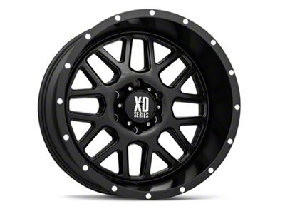 XD Grenade Satin Black 6-Lug Wheel; 20x9; 0mm Offset (16-24 Titan XD)