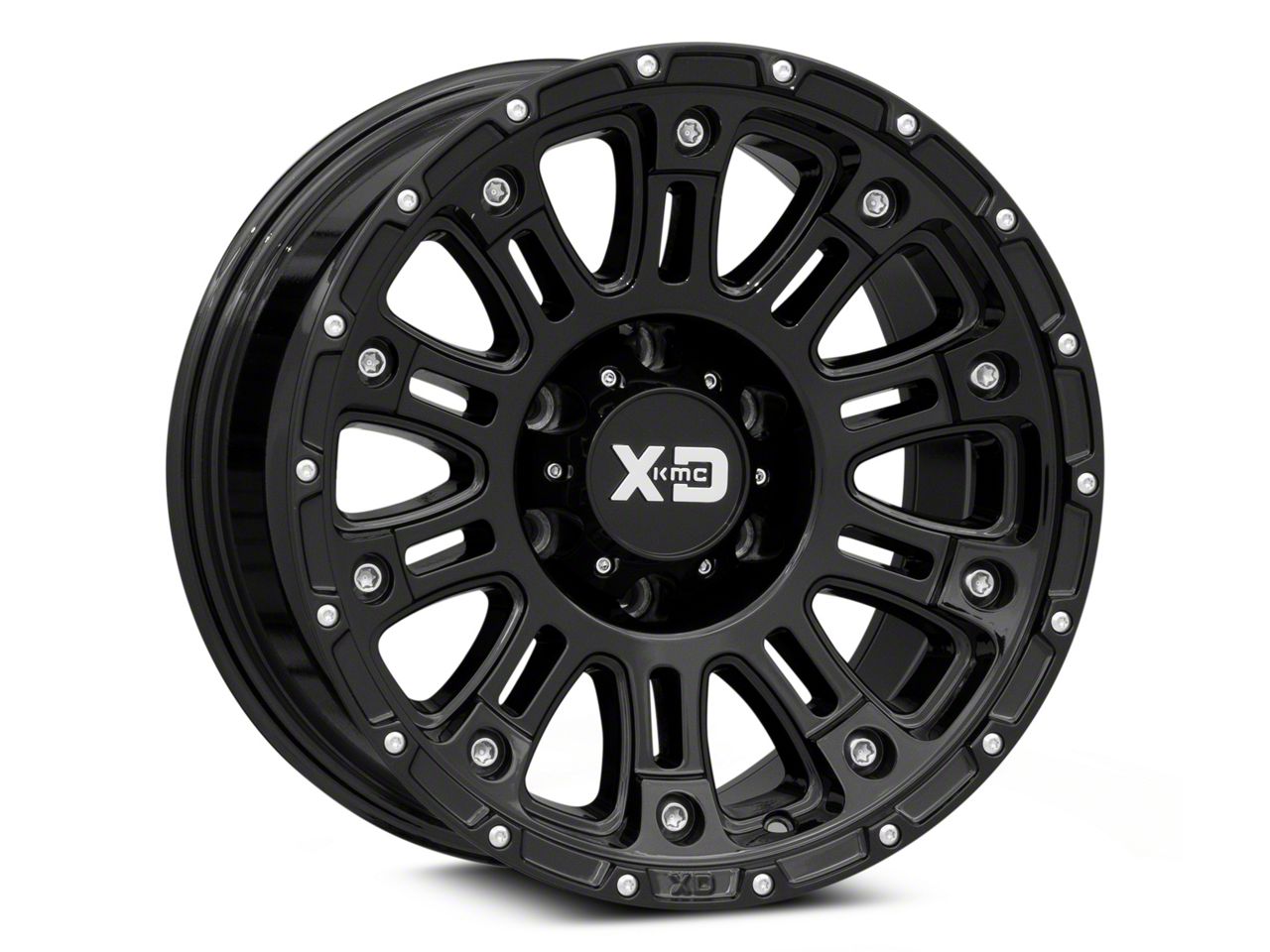 XD Titan XD Hoss II Gloss Black 6-Lug Wheel; 18x9; 0mm Offset ...