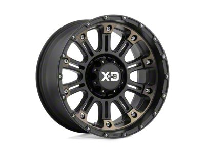 XD Hoss II Satin Black Machined Dark Tint 6-Lug Wheel; 20x9; -12mm Offset (16-24 Titan XD)