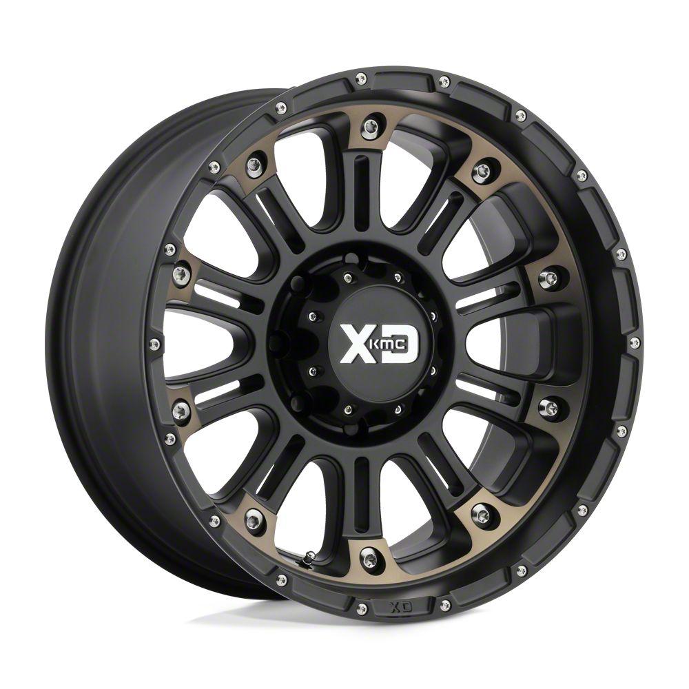 XD Titan XD Hoss II Satin Black Machined Dark Tint 6-Lug Wheel; 22x12 ...