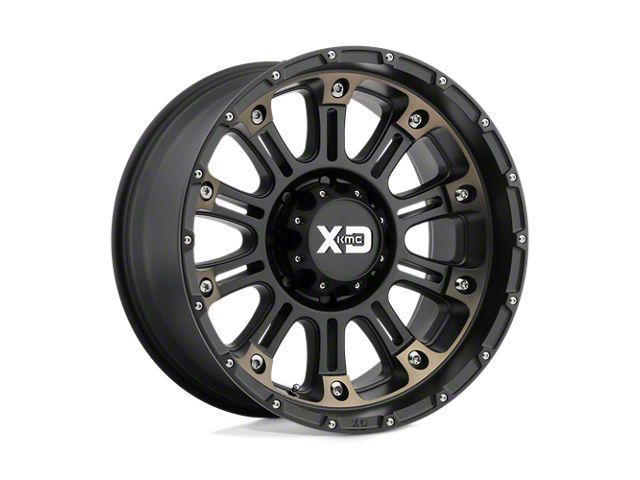 XD Titan XD Hoss II Satin Black Machined Dark Tint 6-Lug Wheel; 22x12 ...
