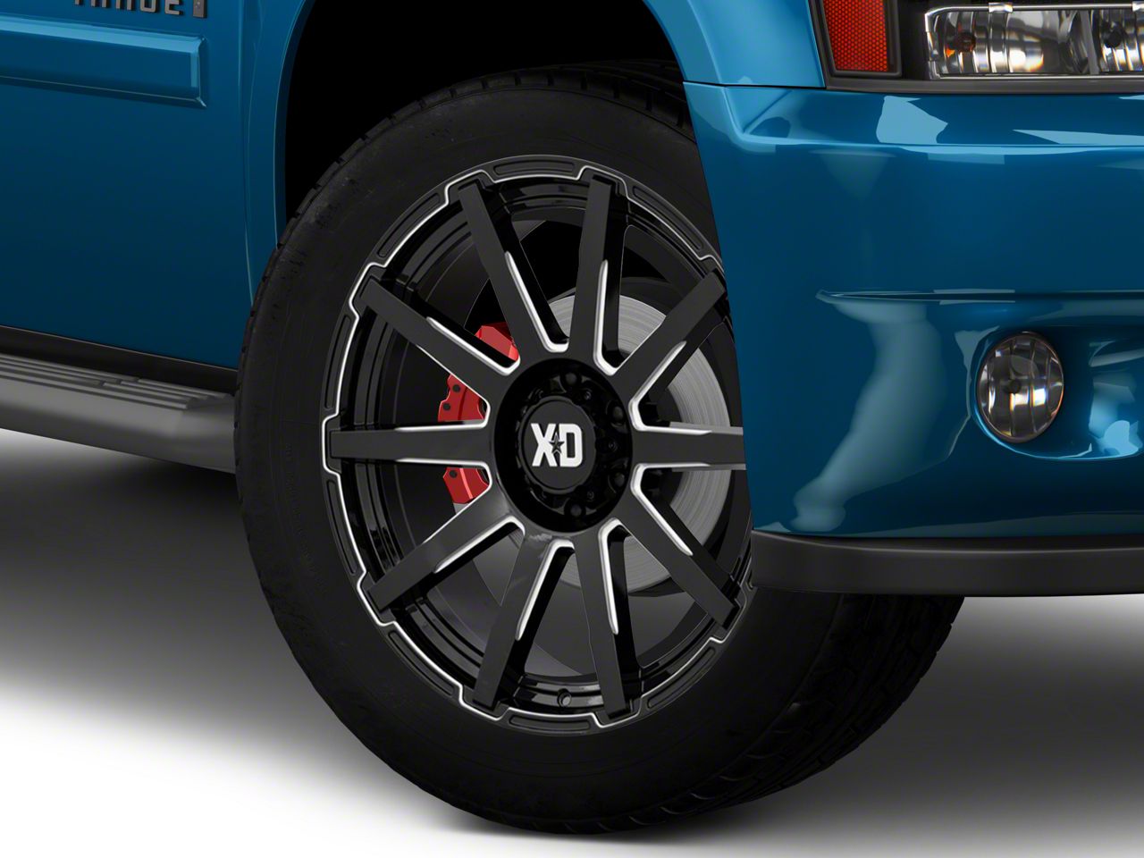 XD Titan XD Outbreak Gloss Black Milled 6-Lug Wheel; 22x10; -18mm ...