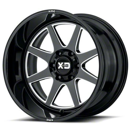 XD Titan XD Pike Gloss Black Milled 6-Lug Wheel; 20x9; 0mm Offset ...