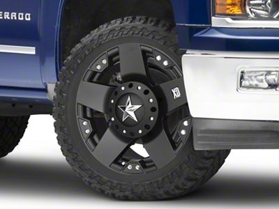 XD Rockstar Matte Black 6-Lug Wheel; 22x9.5; 12mm Offset (16-24 Titan XD)