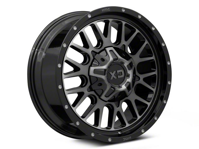 XD Titan XD Snare Gloss Black with Gray Tint 6-Lug Wheel; 20x9; 0mm ...