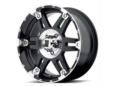 XD Spy Gloss Black Machined 6-Lug Wheel; 18x8.5; 18mm Offset (16-24 Titan XD)