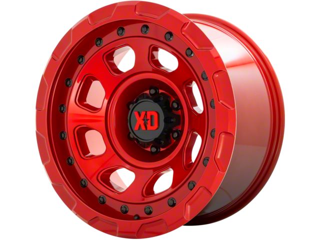 XD Titan XD Storm Candy Red 6-Lug Wheel; 20x9; 18mm Offset ...