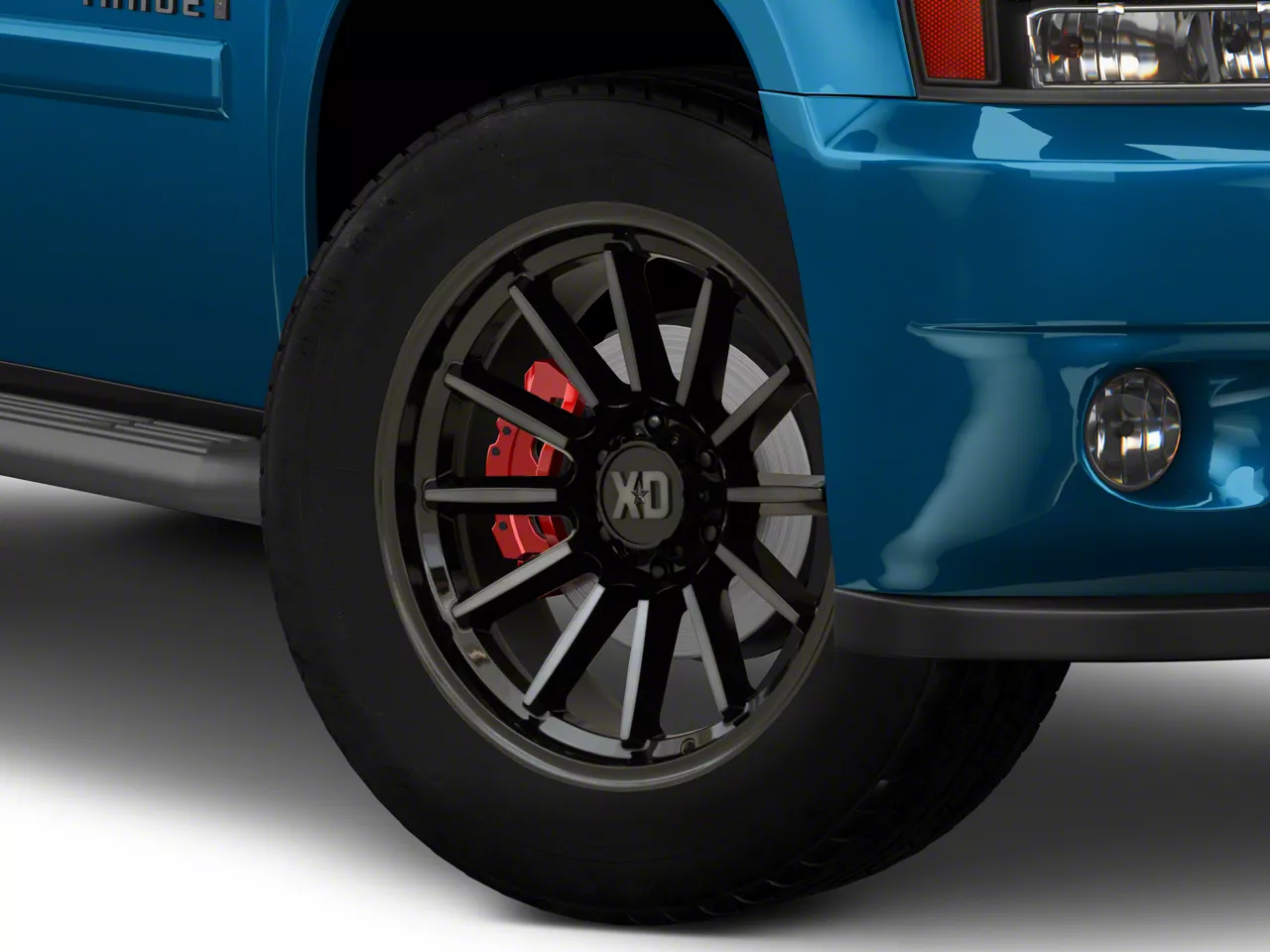 XD Titan XD XD855 Gloss Black Machined with Gray Tint 6-Lug Wheel ...