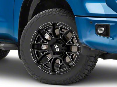 XD Boneyard Gloss Black Milled 5-Lug Wheel; 20x9; 0mm Offset (14-21 Tundra)