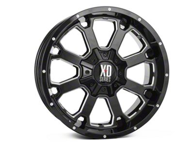 XD Buck 25 Gloss Black Milled 5-Lug Wheel; 20x10; -24mm Offset (14-21 Tundra)