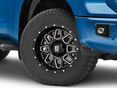 XD Grenade Satin Black Milled 5-Lug Wheel; 18x9; 18mm Offset (14-21 Tundra)