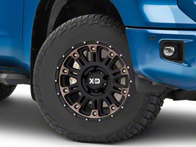 XD Hoss II Satin Black Machined with Dark Tint 5-Lug Wheel; 18x9; 18mm Offset (14-21 Tundra)