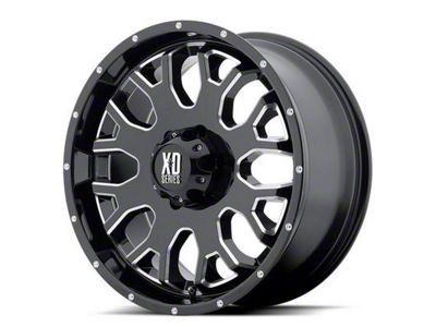 XD Menace Gloss Black Milled 6-Lug Wheel; 20x9; 18mm Offset (22-25 Tundra)