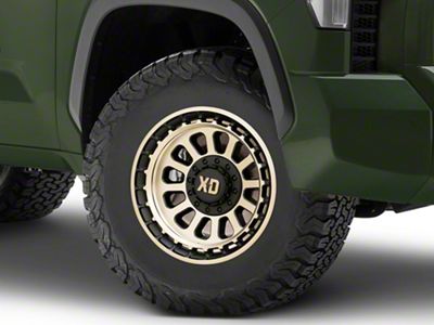 XD Omega Satin Black with Bronze Tint 6-Lug Wheel; 17x9; 0mm Offset (22-25 Tundra)