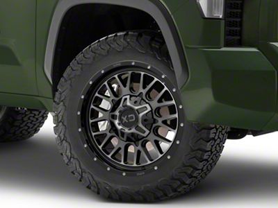 XD Snare Gloss Black with Gray Tint 6-Lug Wheel; 20x9; 0mm Offset (22-25 Tundra)