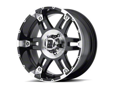 XD Spy Gloss Black Machined 6-Lug Wheel; 20x8.5; 18mm Offset (22-25 Tundra)