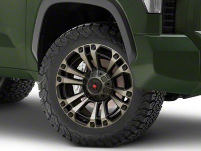 XD XD851 Satin Black with Gray Tint 6-Lug Wheel; 20x10; -18mm Offset (22-25 Tundra)