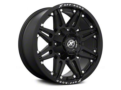 XF Offroad XF-204 Matte Black 6-Lug Wheel; 17x9; 20mm Offset (24-25 Tacoma)