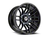 XF Offroad XF-232 Gloss Black and Machined Titanium Double Dark Tint 6-Lug Wheel; 20x10; -12mm Offset (10-24 4Runner)