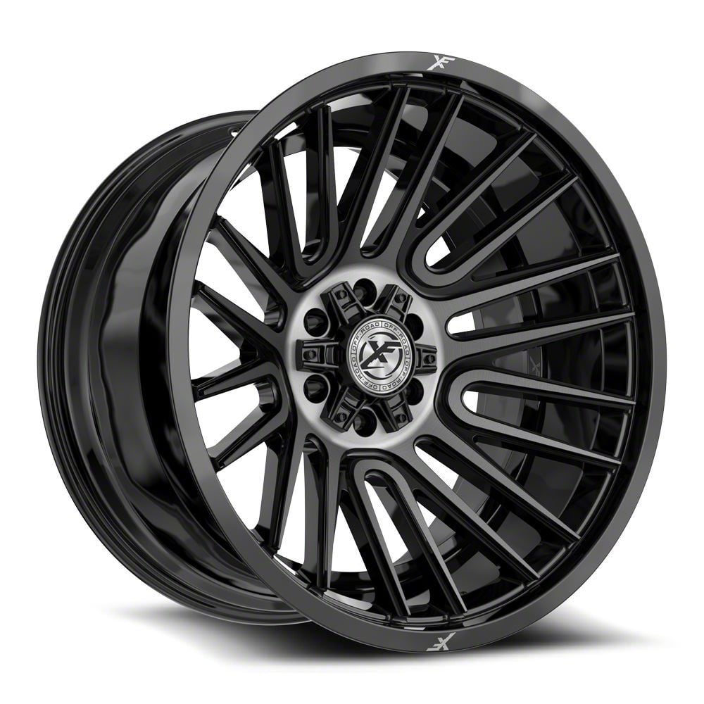 XF Offroad Jeep Gladiator XF-234 Gloss Black and Brushed