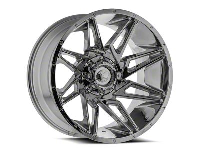 XF Offroad XF-218 Chrome Wheel; 20x10; -12mm Offset (18-25 Jeep Wrangler JL)