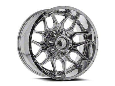 XF Offroad XF-222 Chrome Wheel; 26x14; -76mm Offset (18-25 Jeep Wrangler JL)