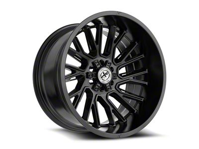XF Offroad XF-230 Satin Black Wheel; 18x9; 12mm Offset (18-25 Jeep Wrangler JL)