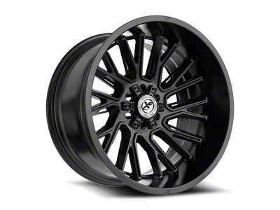 XF Offroad XF-230 Satin Black Wheel; 20x10; -24mm Offset (18-25 Jeep Wrangler JL)
