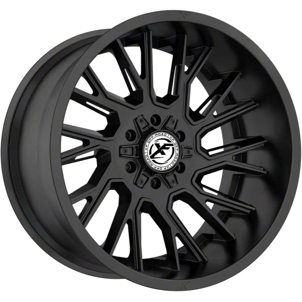 XF Offroad Jeep Wrangler XF-230 Satin Black Wheel; 20x9; 0mm