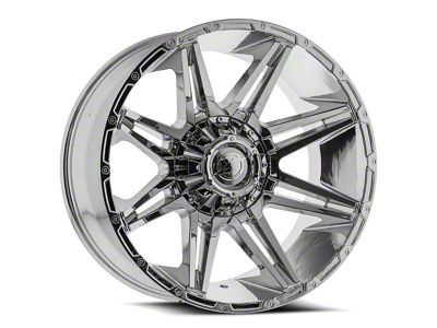 XF Offroad XF-220 Chrome 6-Lug Wheel; 20x12; -44mm Offset (16-23 Tacoma)