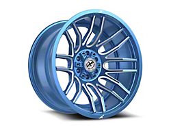 XF Offroad XF-232 Anodized Blue and Milled 6-Lug Wheel; 26x12; -44mm Offset (04-15 Titan)