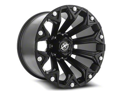 XF Offroad XF-212 Satin Black 6-Lug Wheel; 20x9; 12mm Offset (16-24 Titan XD)