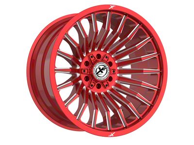 XF Offroad XF-231 Anodized Red Milled 6-Lug Wheel; 20x10; -12mm Offset (22-25 Tundra)