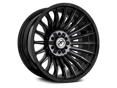 XF Offroad XF-231 Gloss Black Machined with Titanium Double Dark Tint 6-Lug Wheel; 20x10; -12mm Offset (22-25 Tundra)