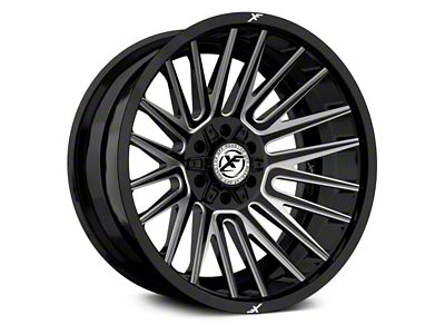 XF Offroad XF-234 Gloss Black Milled 6-Lug Wheel; 20x10; -12mm Offset (22-25 Tundra)