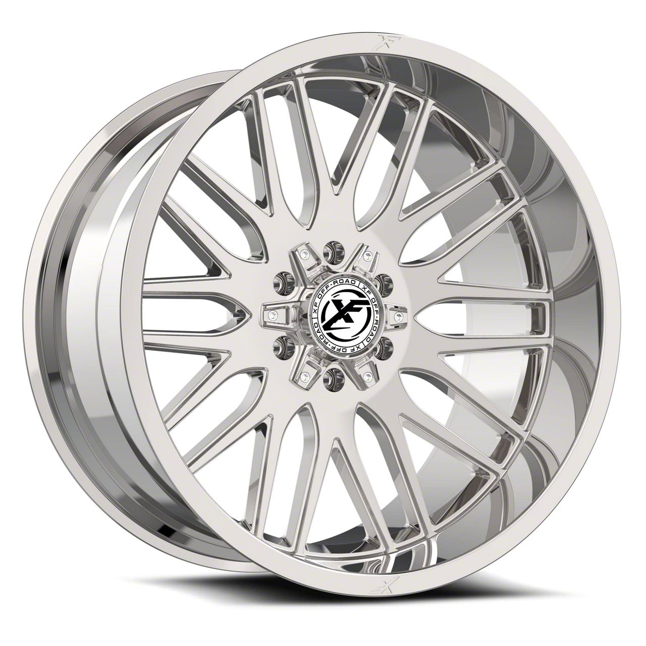 XF Offroad Tundra XF-240 Chrome 6-Lug Wheel; 22x12; -44mm
