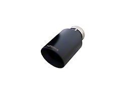 XForce Round Angle Cut Exhaust Tip; 3-Inch; Matte Black (21-25 Bronco w/ XForce Cat-Back Exhaust Systems)