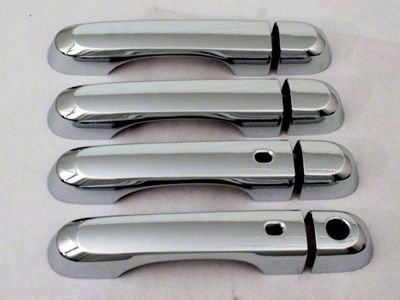 Door Handle Covers with Smart Key Access; Chrome (15-23 Jeep Renegade BU)